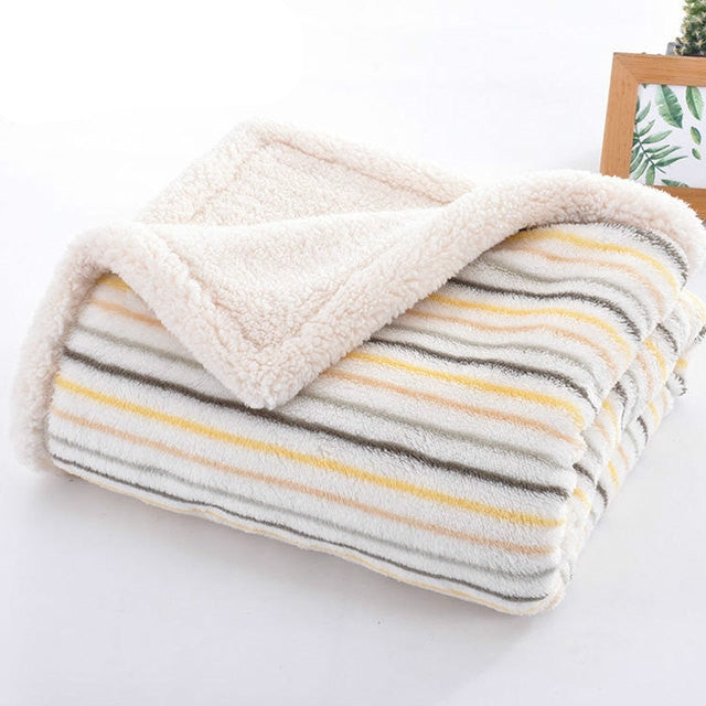 Double-Layer Lambskin Children's Blanket