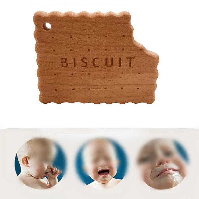 Beechwood Biscuit Baby Teether (2pcs)