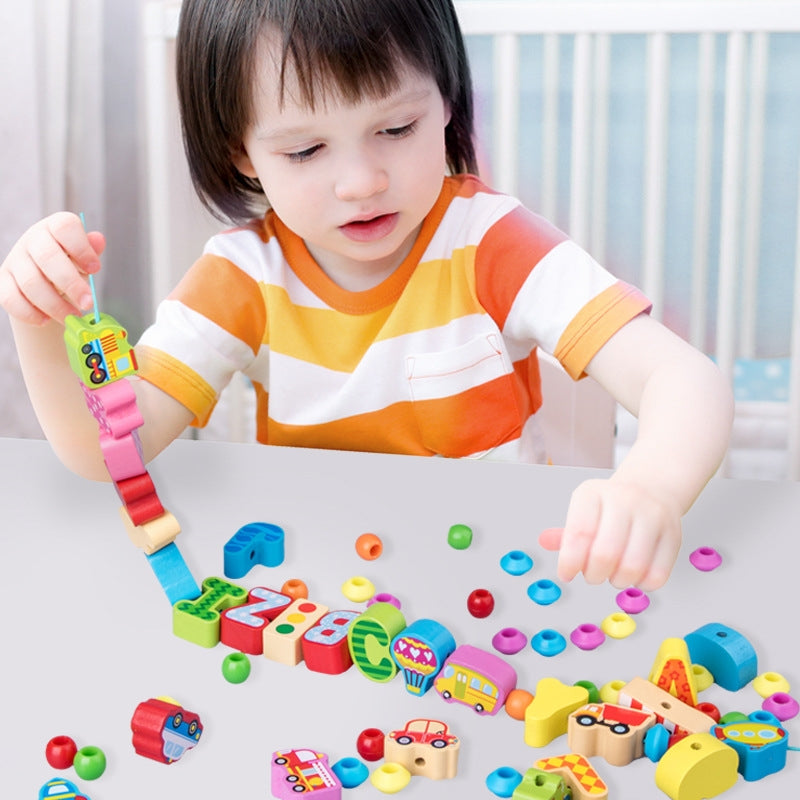 STRINGING THREADING TOYS (100 PCS)