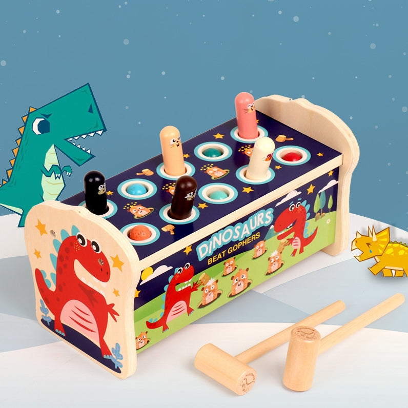 Wooden Bench & Mallet Toy