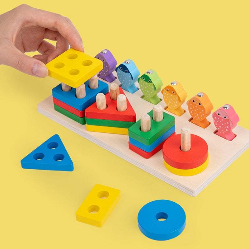 2-in-1 Magnetic Fishing Shape Toy